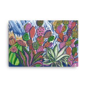 Rain in the Desert - Archival Canvas