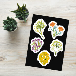 Humboldt Wildflowers Sticker Sheet