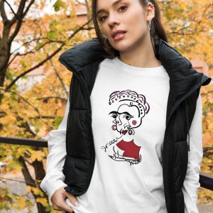 Free-Ta – Unisex Long Sleeve Tee (White)