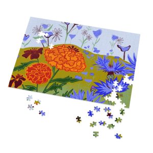Marigolds and Cornflowers (500,1000-Piece)