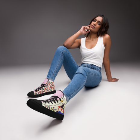 womens-high-top-canvas-shoes-black-front-686e805a62b75