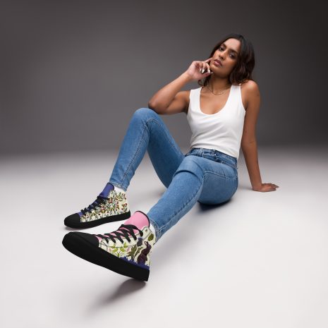 womens-high-top-canvas-shoes-black-front-686e9965eebc5