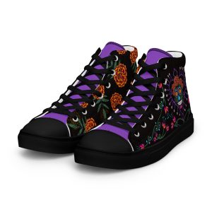 Day of the Dead (Dia de Los Muertos) - High top canvas shoes