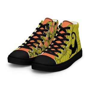 Whiskers, Webs & Whimsy – Canvas High Tops